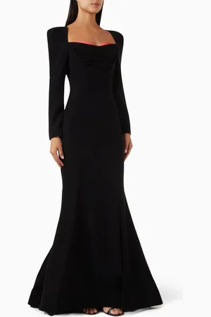 Avaro Figlio Peekaboo Structured Gown