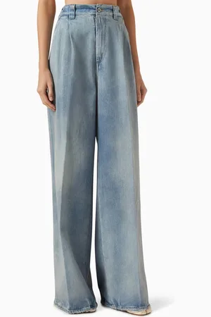 Maison Margiela Pleat Jeans in Denim