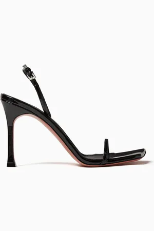 Amina Muaddi Maya 95 Sling-back Sandals in Patent Leather