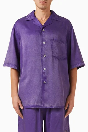 Acne Studios Button-up Shirt in Fluid Twill