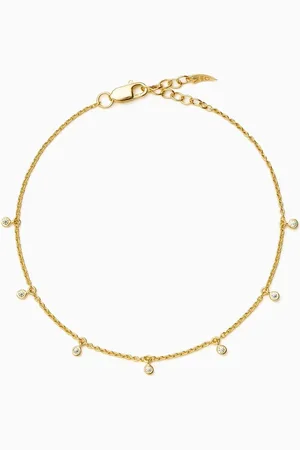 Missoma Interstellar Drop Bracelet in 18kt Vermeil