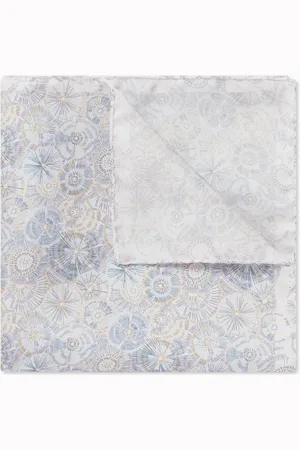 Eton Floral Pocket Square in Silk