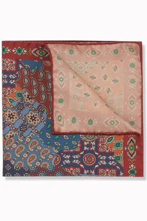 Eton Patchwork Pocket Square in Silk