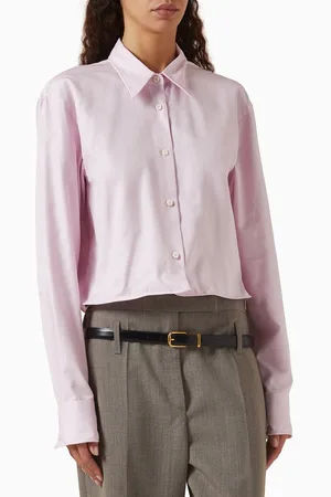Prada Wire-hem Shirt in Oxford Cotton