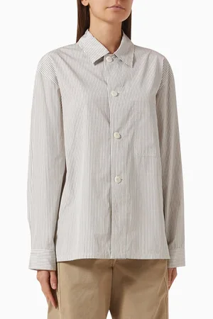 LEMAIRE Striped Pyjama Shirt in Cotton