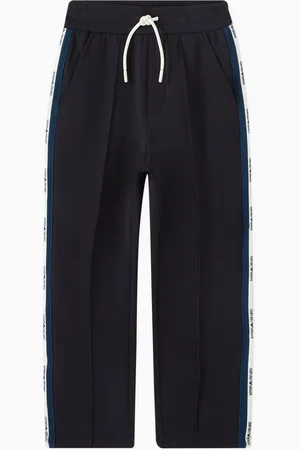 Emporio Armani Logo Tape Sweatpants in Double Jersey