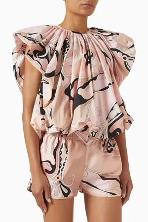 Puccini Orchidee-print Top