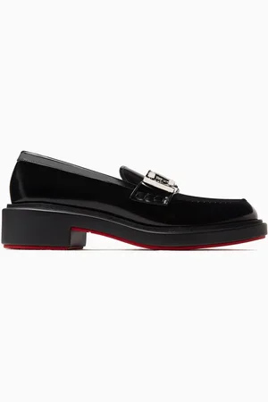 Christian Louboutin Urban Moc Lock Loafers in Leather