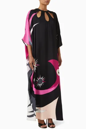 Puccini Stella-print Loose-fit Kaftan