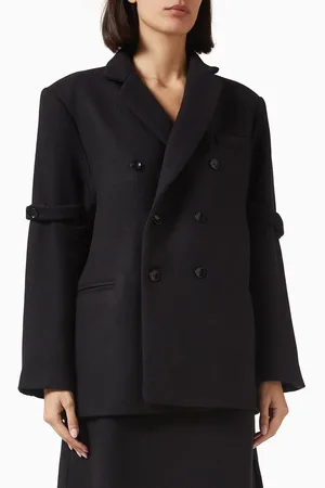 ALOHAS Amber Double-breasted Blazer in Wool-blend