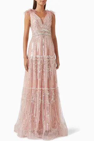 BASIX Embellished Gown in Tulle