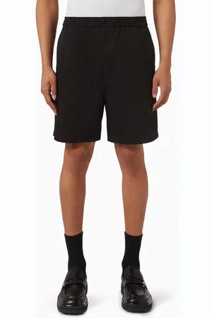 Ami Elasticated Waist Shorts in Technical Twill