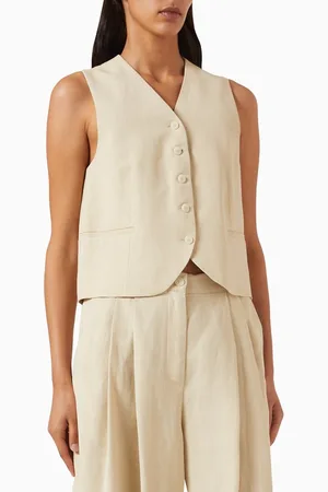 The Frankie Shop Chelsea Vest in Viscose Blend