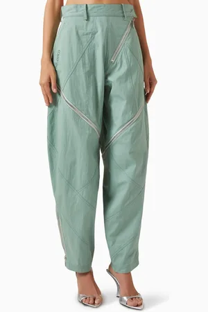 The Attico Zip-detail Pants in Gabardeine