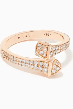 Marli Cleo Diamond Wrap Ring in 18kt