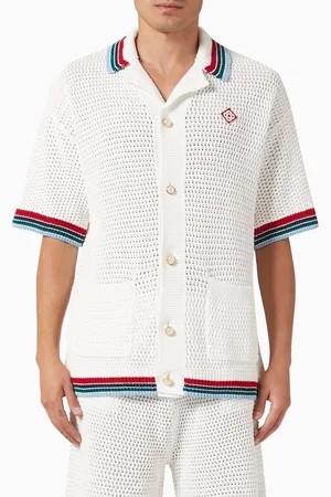 Casablanca Gothic Shirt in Cotton-crochet