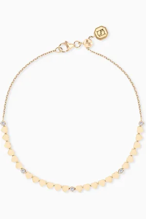 NOORA SHAWQI Lit Diamond Bracelet in 18kt Yellow