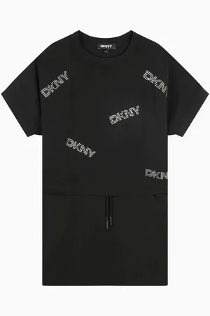 DKNY Stud-embellished T-shirt Dress