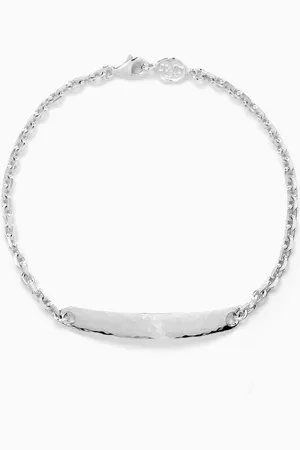 Dower and Hall Nomad ID Bar Bracelet in Sterling