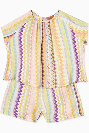 Missoni Chevron Printed Top & Shorts Set