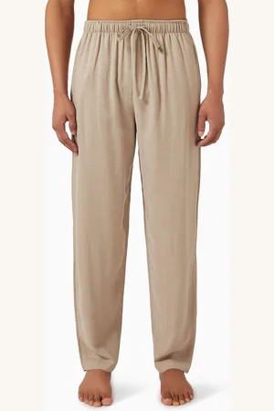 Hanro Elasticated Pants in Linen-blend