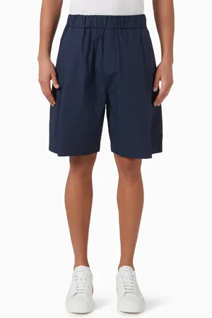 A PAPER KID Bermuda Shorts in Cotton Poplin