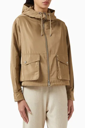 Loro Piana Brussel Hooded Jacket in Silk-blend