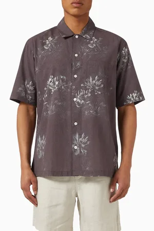 Samsøe Samsøe Saayo Printed Shirt in Organic Cotton-blend