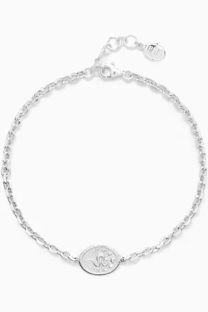 Dower and Hall Snake Talisman Bracelet in Sterling