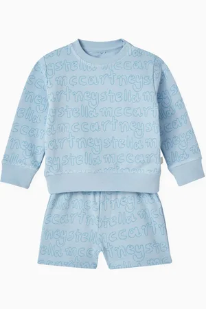Stella McCartney Logo-print Sweatshirt & Sweatpants Set in Cotton