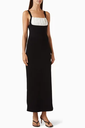 Rowen Rose Low-back Maxi Dress in Jersey