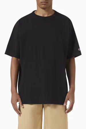 Champion Logo Crewneck T-shirt in Cotton