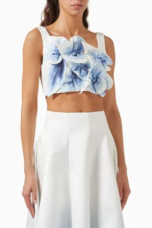 Acler Cragiburne Floral-appliqué Top