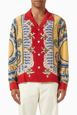 BODE Bricolage Shirt in Silk