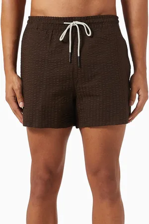 Oas Calo Swim Shorts in Seersucker