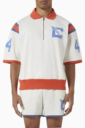 Champion Archive Physical Education Polo Shirt in Nylon Jersey