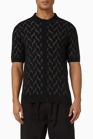 Fred Perry Pointelle Shirt in Cotton