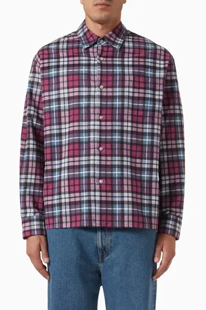 Wacko Maria Check Shirt in Cotton