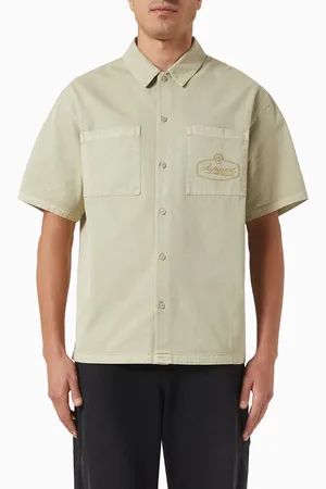 Represent Short-sleeve Overshirt in Cotton