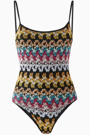 Missoni Lace One-piece Swimsuit in Viscose Blend