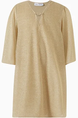 Oseree Osemini Lumiere Kaftan in Glitter Nylon