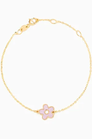 Damas Ara Flower Bracelet in 18kt Gold