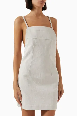 Represent Wonder Mini Dress in Linen