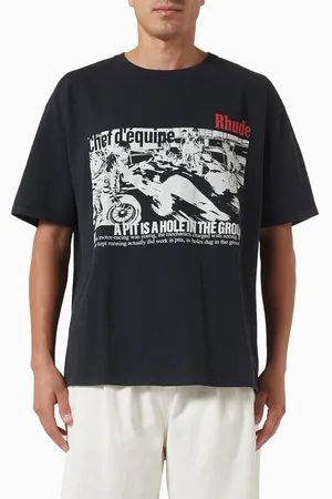 Rhude Champions Du Monde T-shirt in Cotton