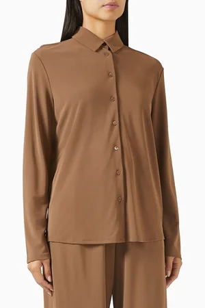 12 STOREEZ Classic Shirt in Viscose-jersey