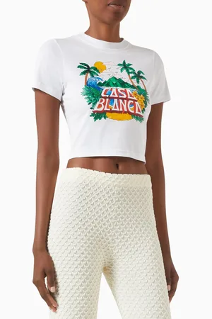 Casablanca Casa Beach Wave Baby T-shirt in Cotton
