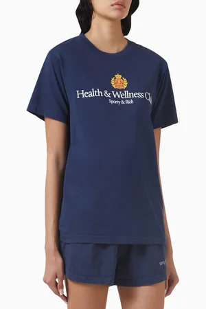 Sporty & Rich H&W Crest T-shirt