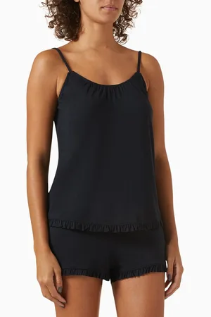 Eberjey Gisele Ruffle Cami & Shorts Pyjama Set in Modal-jersey