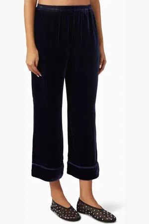 ASCENO Brescia Pants in Viscose Velvet