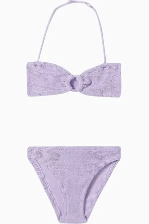MC2 SAINT BARTH Shimmer Khloe Two-piece Bikini in Crinkle Fabric